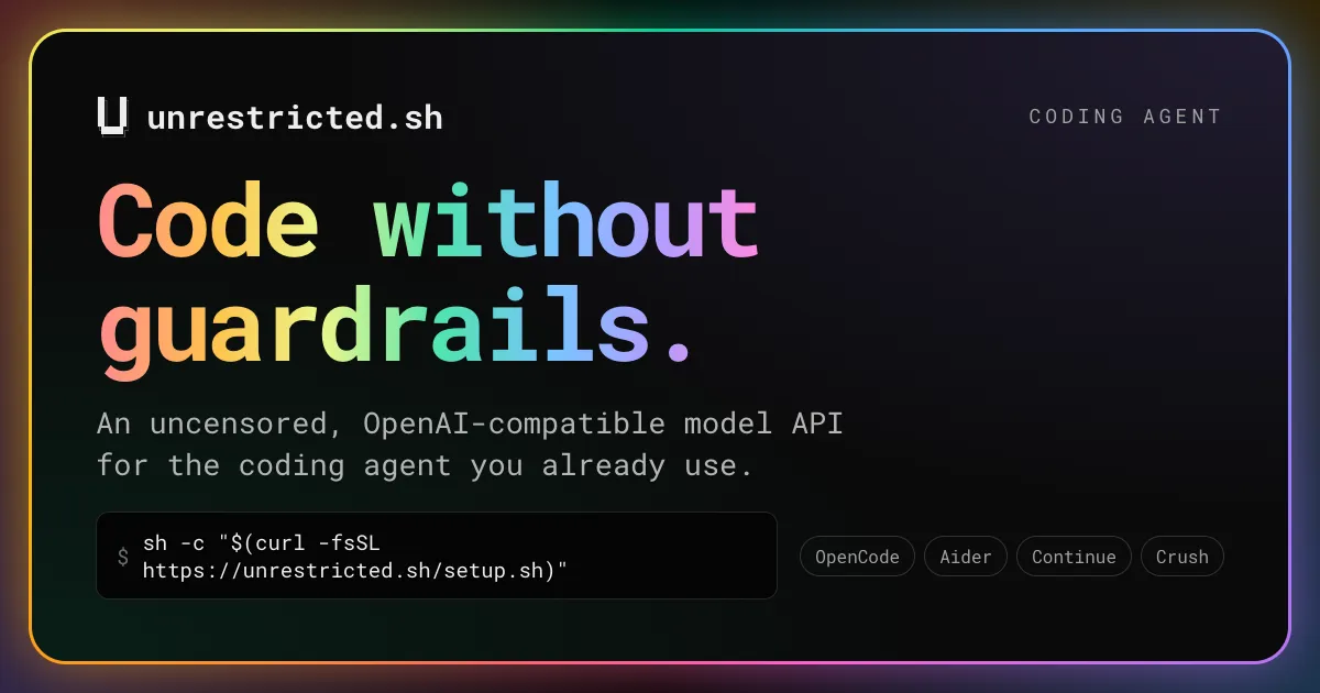 unrestricted.sh header